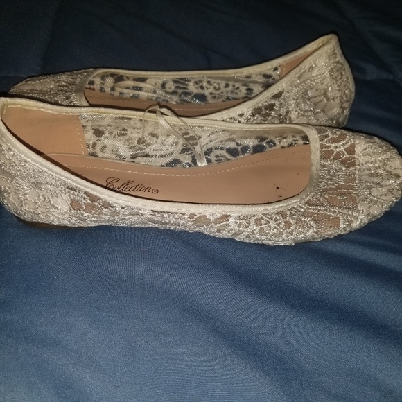De Blossom Collection wedding flats size 7 - Picture 4 of 4